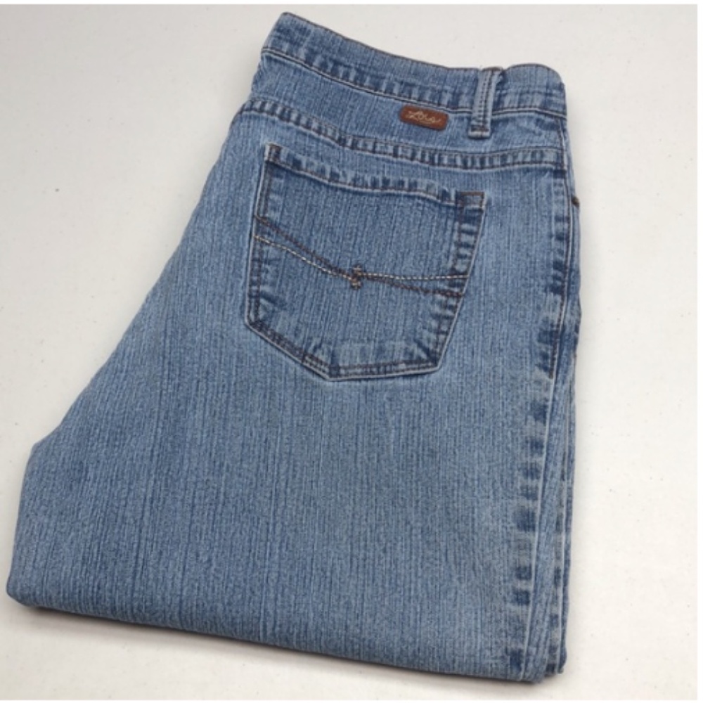 VINTAGE LOIS LIGHTWASH STRAIGHT LEG JEANS 18/33x30